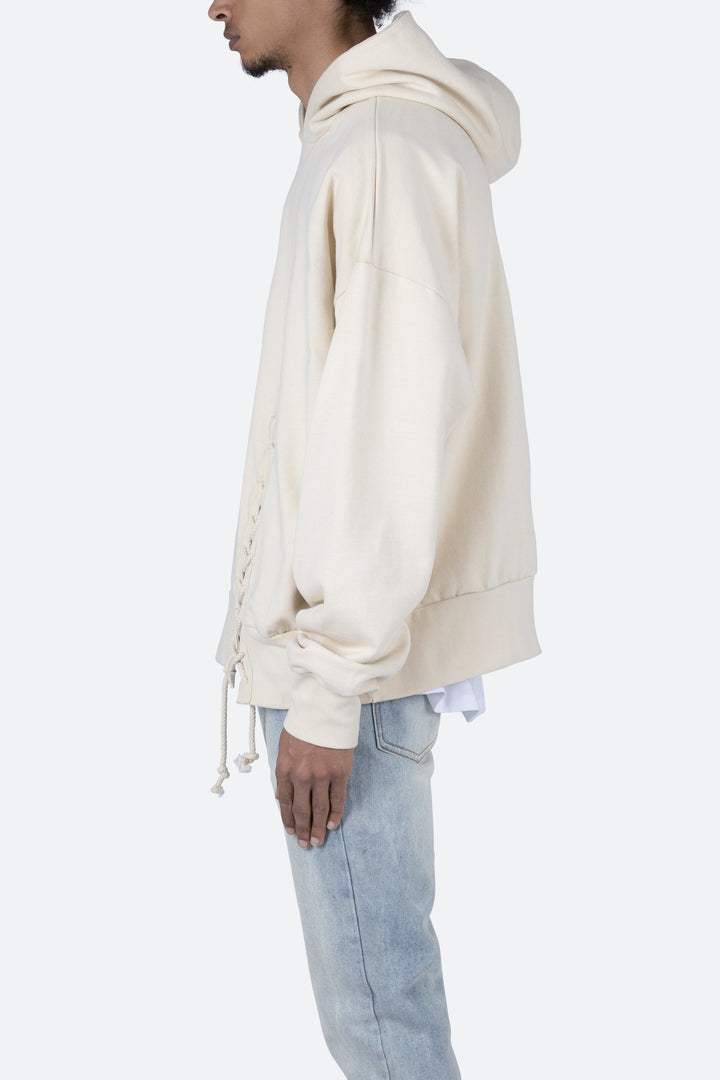 Mnml Laced Hoodie - Off White 5 Mnml Laced Hoodie - Off White