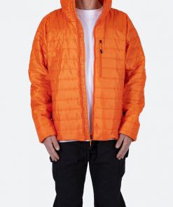 Mnml Outerwear Layering Quilted Jacket - Orange 10 Mnml Outerwear Layering Quilted Jacket - Orange