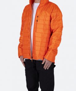 Mnml Outerwear Layering Quilted Jacket - Orange 11 Mnml Outerwear Layering Quilted Jacket - Orange