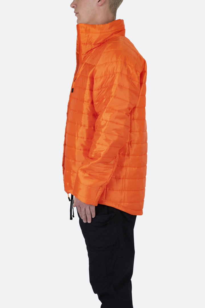 Mnml Outerwear Layering Quilted Jacket - Orange 5 Mnml Outerwear Layering Quilted Jacket - Orange