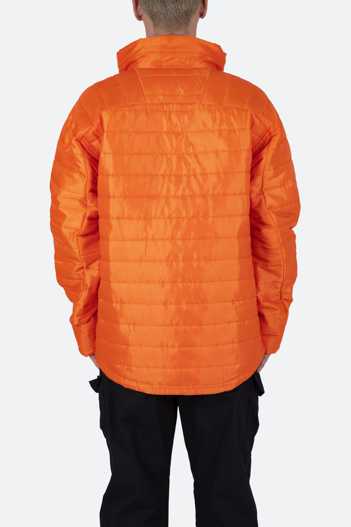 Mnml Outerwear Layering Quilted Jacket - Orange 6 Mnml Outerwear Layering Quilted Jacket - Orange