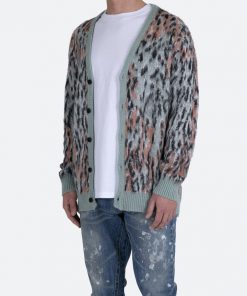 Mnml Leopard Cardigan Sweater - Multi Outerwear