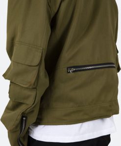 Mnml Lightweight Cargo Jacket - Olive Outerwear
