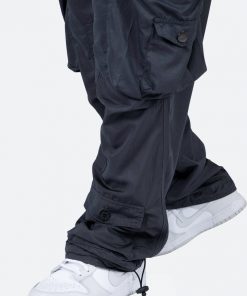 Mnml Lightweight Cinch Cargo Pants - Faded Black