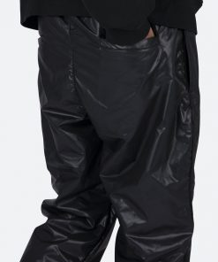 Mnml Lined Nylon Pants - Black