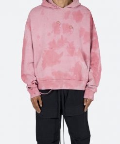 Mnml Loose Ends Hoodie - Vintage Red