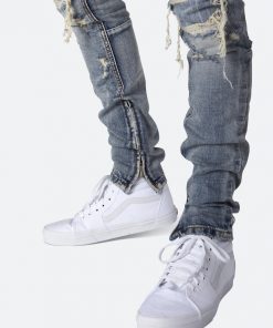 Mnml M1 Repaired Slim Denim - Blue