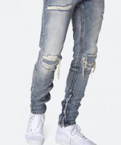 Mnml M1 Repaired Slim Denim - Blue