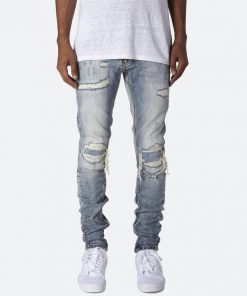 Mnml M1 Repaired Slim Denim - Blue