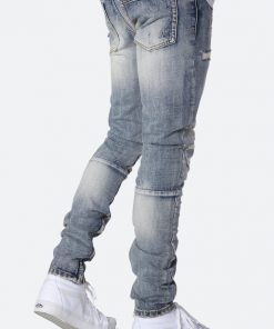 Mnml M1 Repaired Slim Denim - Blue
