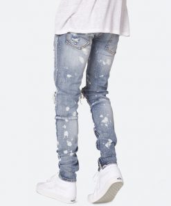 Mnml M1 Splash Stretch Slim Denim - Blue