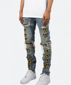 Mnml M188 Butterfly Slim Denim - Blue 9 Mnml M188 Butterfly Slim Denim - Blue