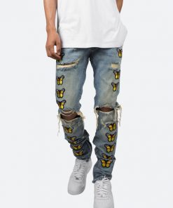 Mnml M188 Butterfly Slim Denim - Blue 12 Mnml M188 Butterfly Slim Denim - Blue