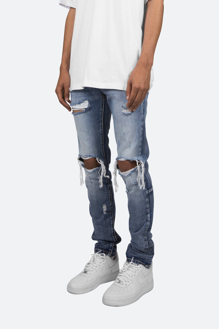 Mnml M301 Slim Denim - Blue 3 Mnml M301 Slim Denim - Blue