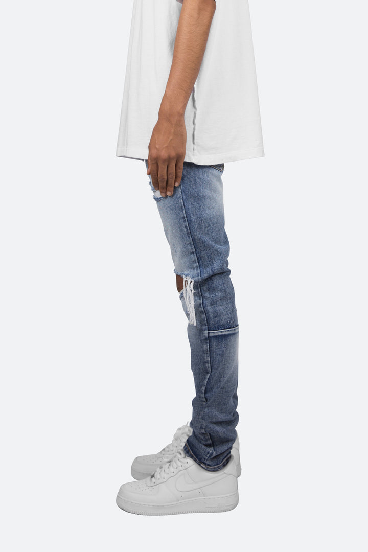 Mnml M301 Slim Denim - Blue 4 Mnml M301 Slim Denim - Blue