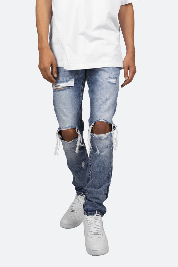 Mnml M301 Slim Denim - Blue 6 Mnml M301 Slim Denim - Blue