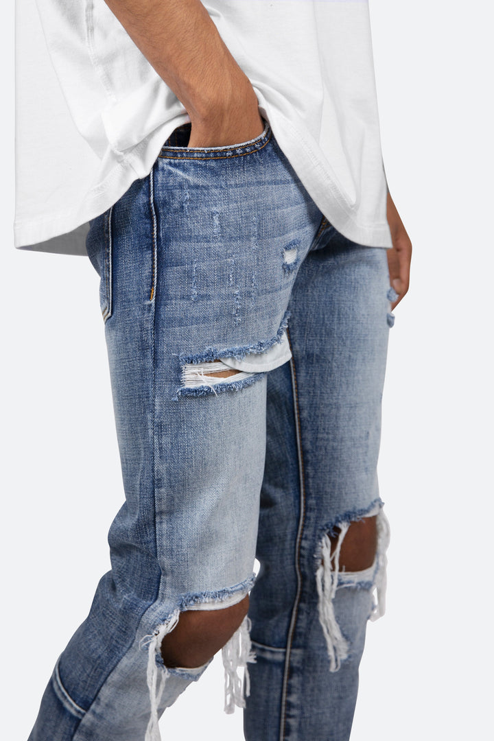 Mnml M301 Slim Denim - Blue 9 Mnml M301 Slim Denim - Blue