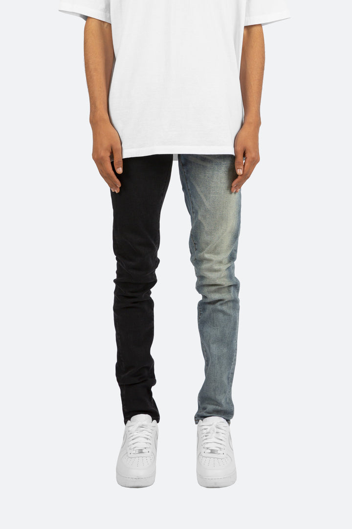 Mnml M307 Slim Denim - Blue/Black 2 Mnml M307 Slim Denim - Blue/Black