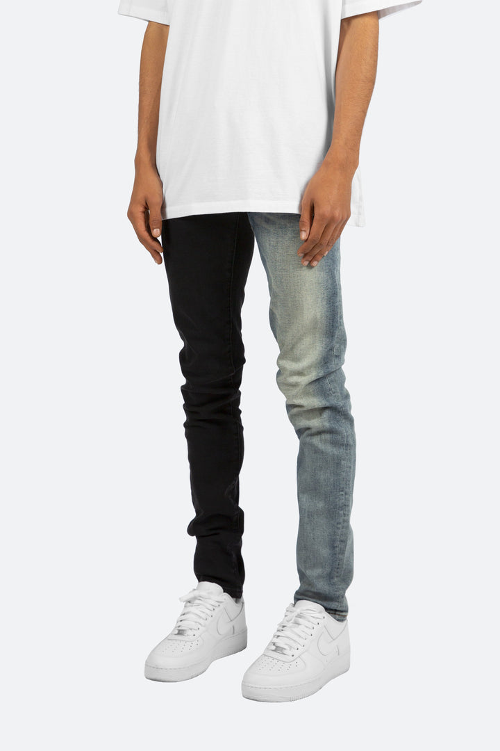 Mnml M307 Slim Denim - Blue/Black 3 Mnml M307 Slim Denim - Blue/Black