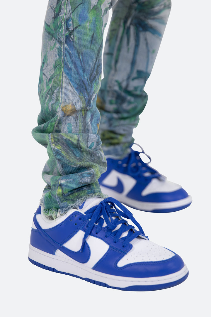 Mnml M312 Overlay Slim Denim - Blue 7 Mnml M312 Overlay Slim Denim - Blue