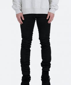 Mnml M318 Suede Slim Pants - Black
