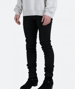 Mnml M318 Suede Slim Pants - Black