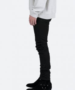 Mnml M318 Suede Slim Pants - Black