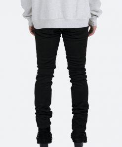 Mnml M318 Suede Slim Pants - Black