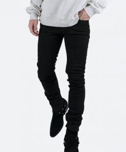 Mnml M318 Suede Slim Pants - Black