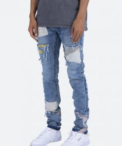 Mnml M328 Slim Denim - Blue/Natural