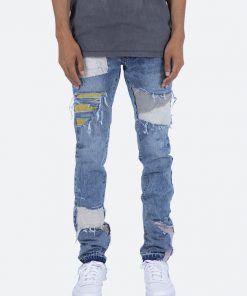 Mnml M328 Slim Denim - Blue/Natural