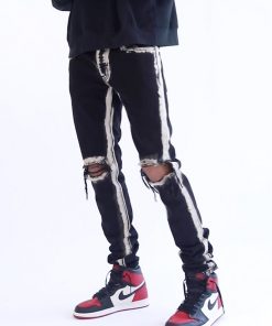 Mnml M340 Chalk Slim Denim - Black/White