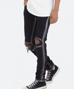 Mnml M340 Chalk Slim Denim - Black/White