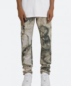 Mnml M351 Art Slim Denim - Black/White