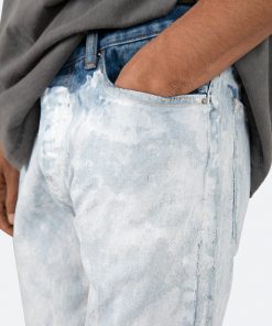 Mnml M358 Painted Slim Denim - Blue/White