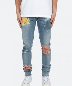 Mnml M360 Burst Slim Denim - Light Blue