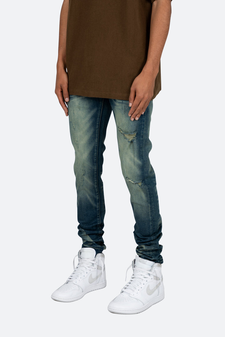 Mnml M361 Slim Denim - Blue 3 Mnml M361 Slim Denim - Blue