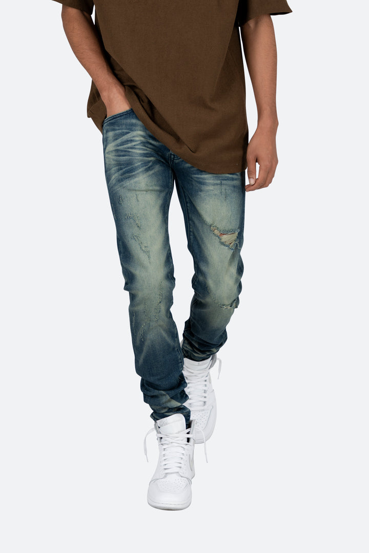 Mnml M361 Slim Denim - Blue 6 Mnml M361 Slim Denim - Blue