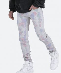 Mnml M363 Painted Slim Denim - Off White