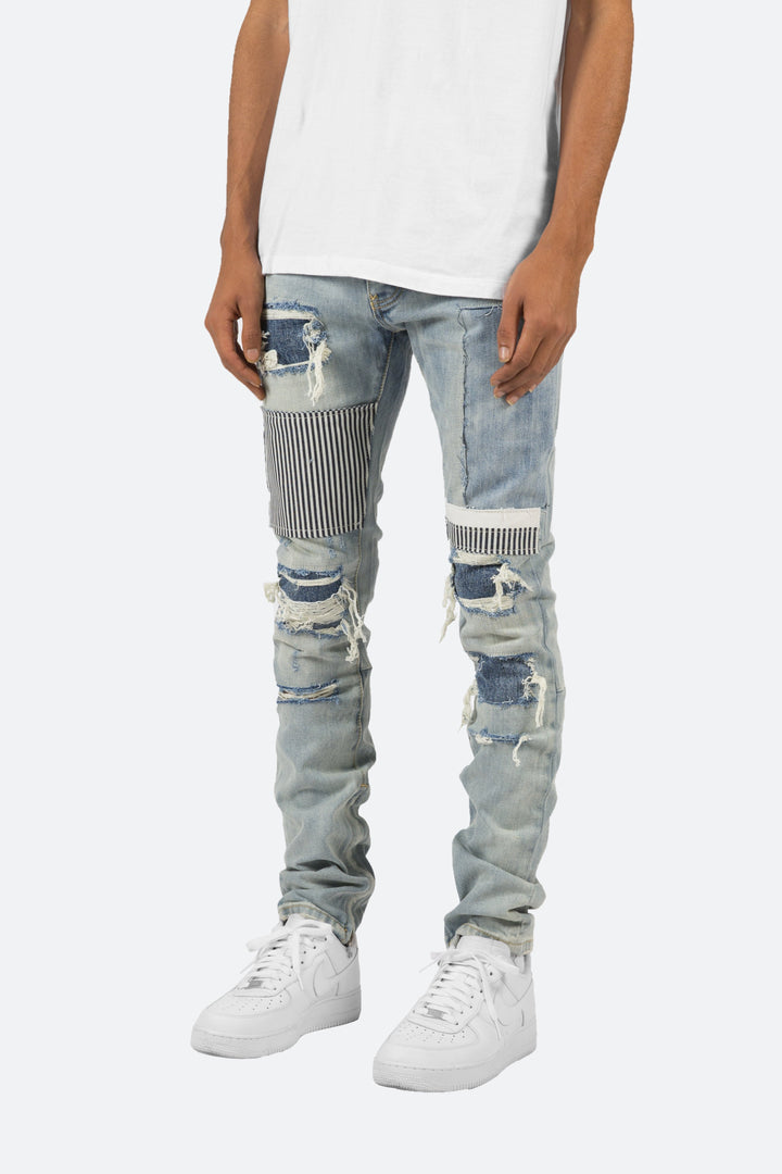 Mnml M74 Slim Denim - Blue 4 Mnml M74 Slim Denim - Blue