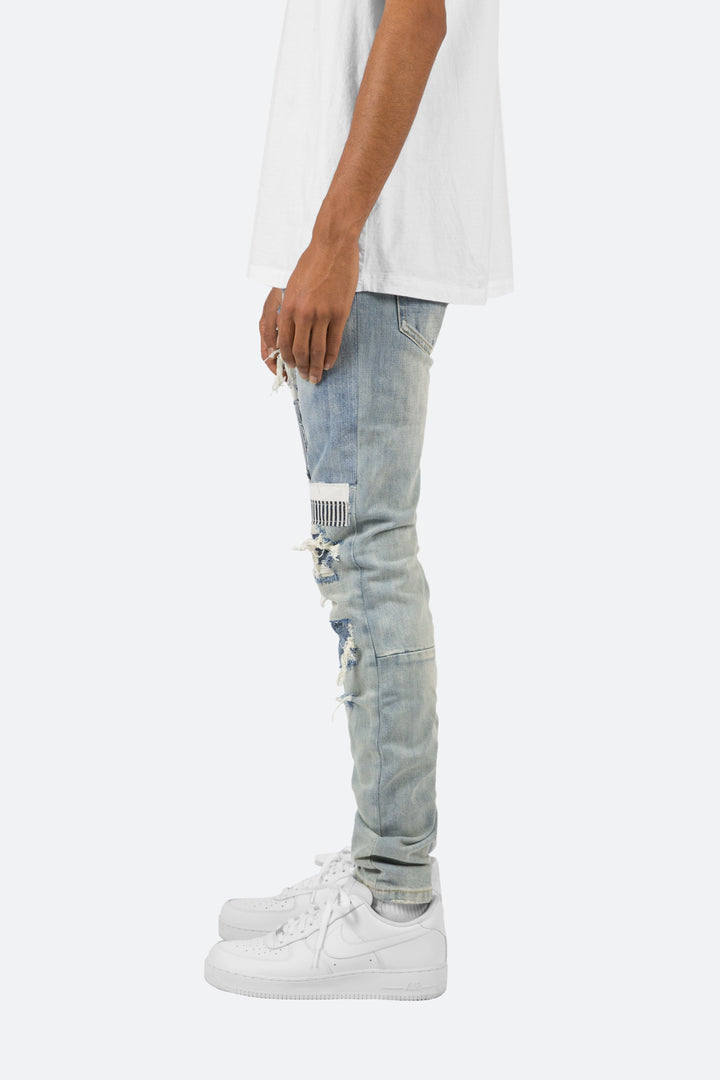 Mnml M74 Slim Denim - Blue 5 Mnml M74 Slim Denim - Blue