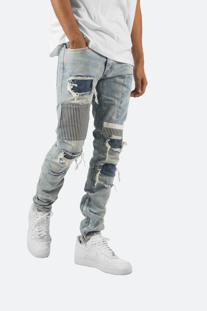 Mnml M74 Slim Denim - Blue 7 Mnml M74 Slim Denim - Blue