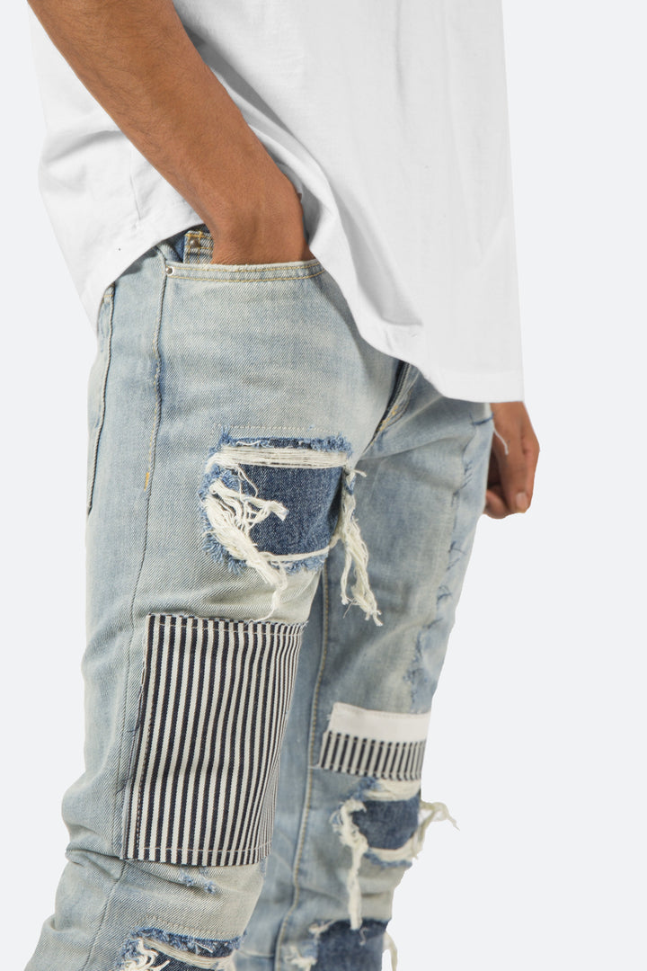 Mnml M74 Slim Denim - Blue 8 Mnml M74 Slim Denim - Blue