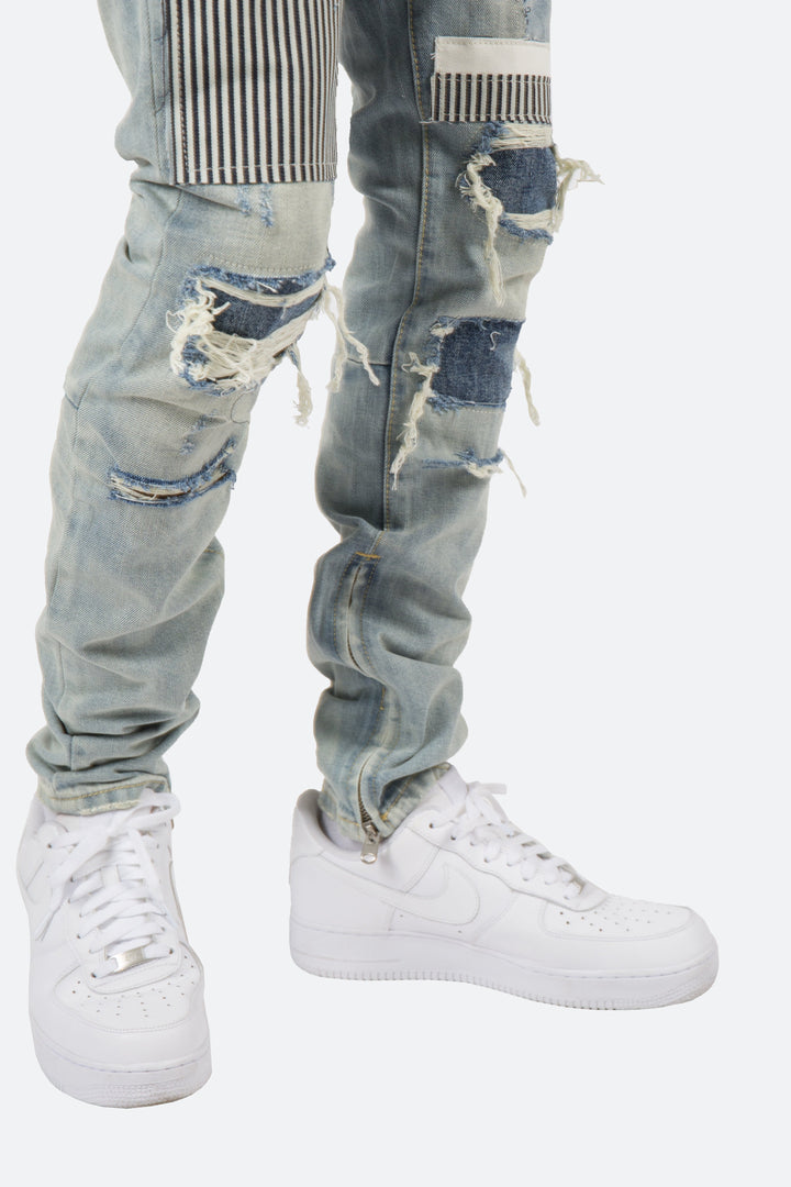 Mnml M74 Slim Denim - Blue 9 Mnml M74 Slim Denim - Blue