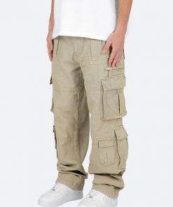 Mnml Military Cargo Pants - Brown Bottoms