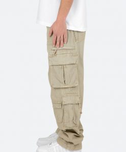 Mnml Military Cargo Pants - Brown Bottoms