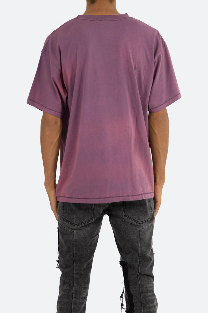 Mnml Missing Pocket Tee - Purple Tops 5 Mnml Missing Pocket Tee - Purple Tops