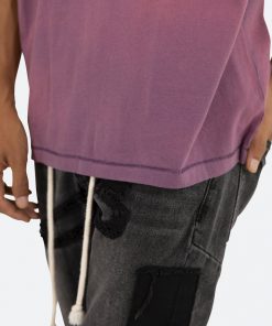 Mnml Missing Pocket Tee - Purple Tops 14 Mnml Missing Pocket Tee - Purple Tops