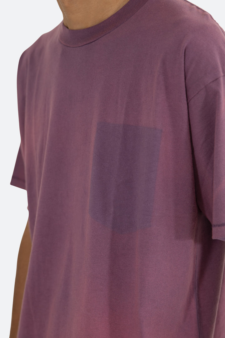 Mnml Missing Pocket Tee - Purple Tops 8 Mnml Missing Pocket Tee - Purple Tops