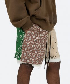 Mnml Mixed Paisley Shorts - Multi Bottoms